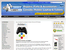 Tablet Screenshot of consolesandgadgets.co.uk